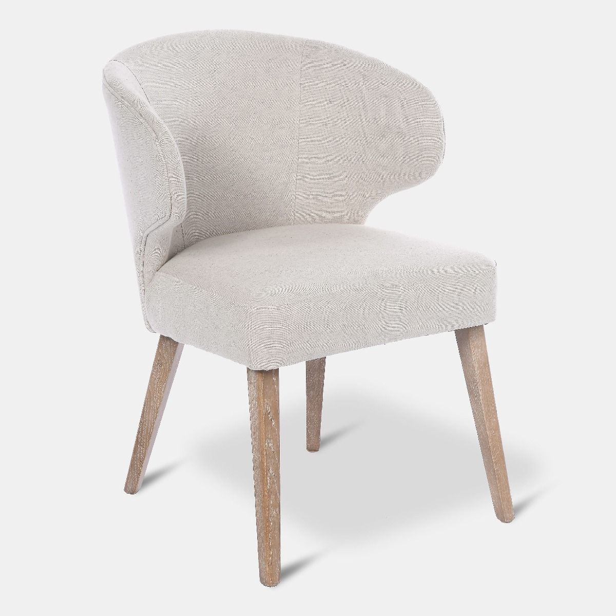 Krzesło do jadalni Vermont białe 55x63x81 cm Miloo Home