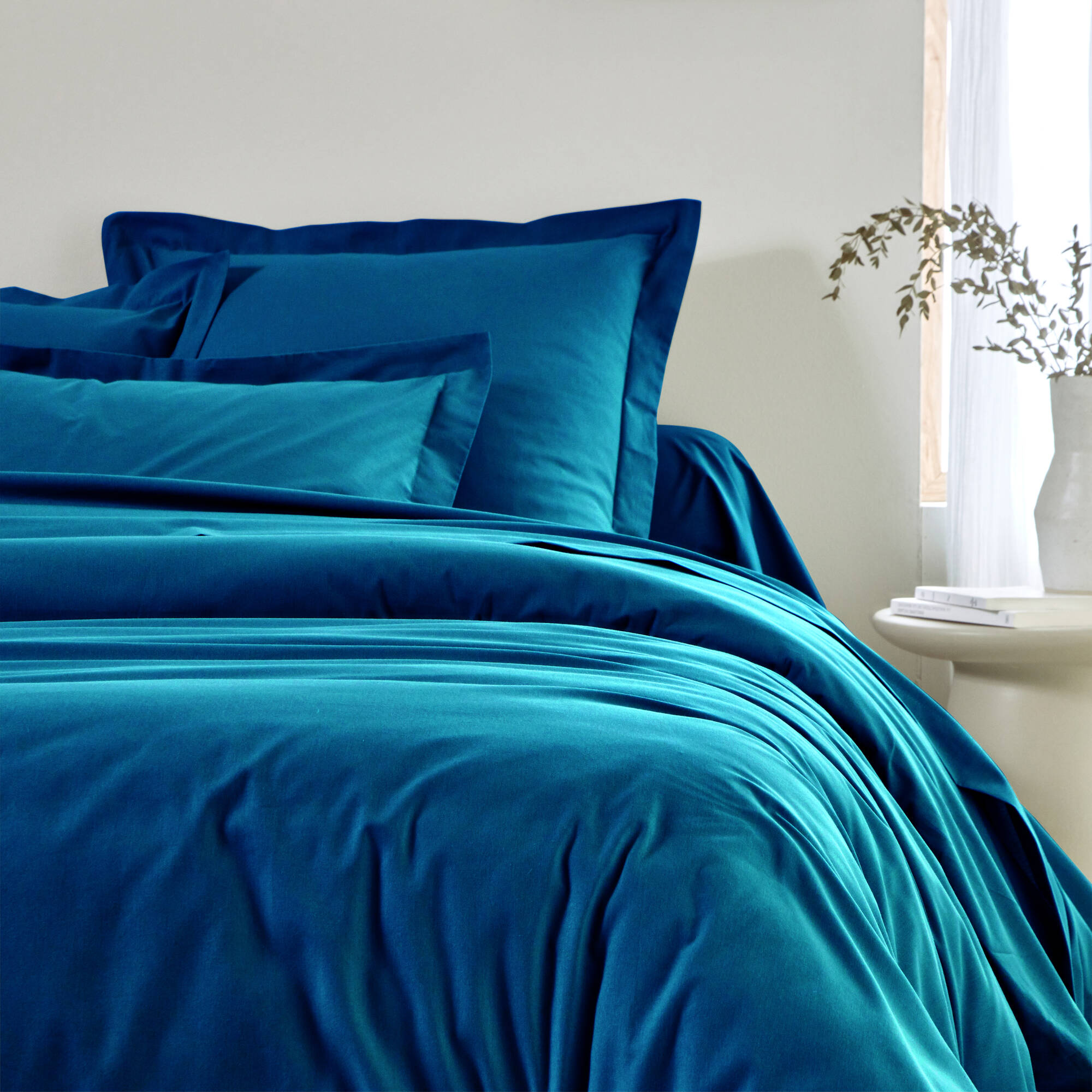Linge de lit uni - coton bio**