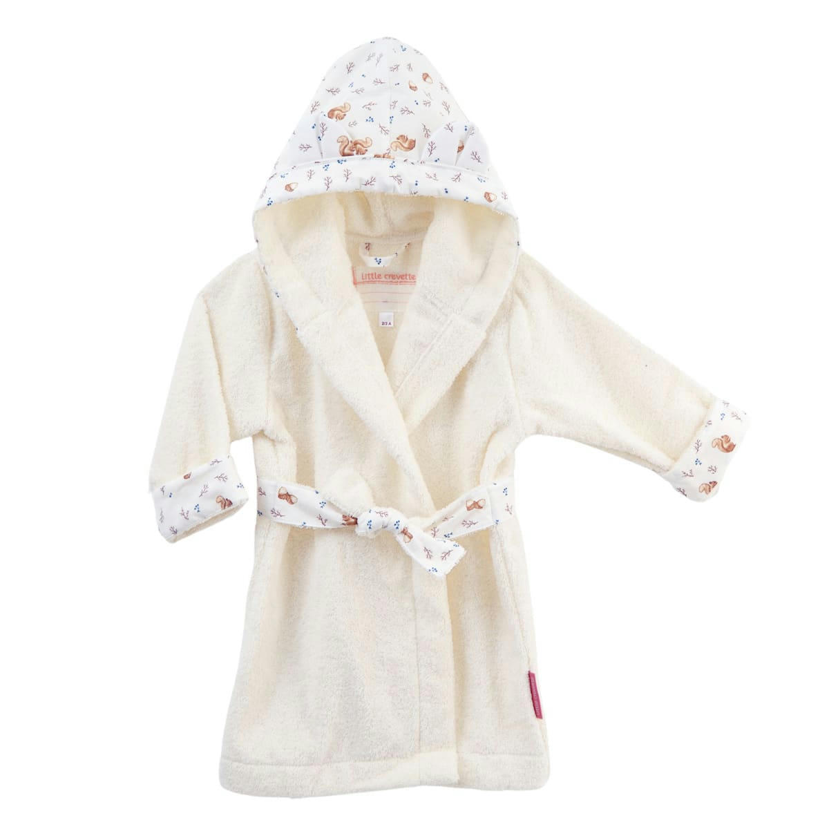 NOISETTE - Peignoir enfant coton bio* 4-5 ans