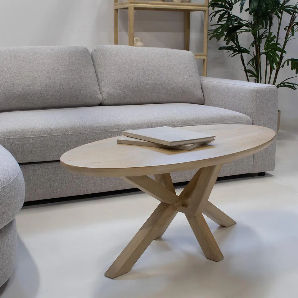 Salontafel Naturel Mangohout - 120x60x47cm - Onno