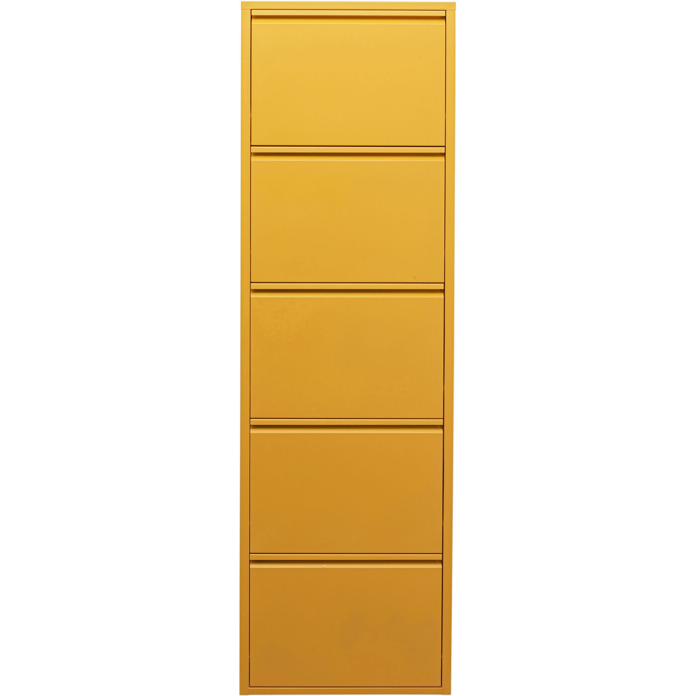 Schoenenkast Caruso geel 5 laden Kare Design