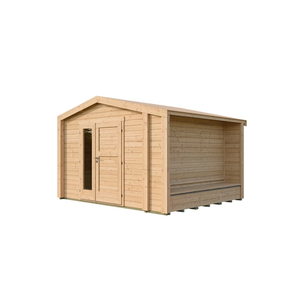 Gartenhaus, »Killarney«, LxBxH: 361x300x246 cm, schwarz