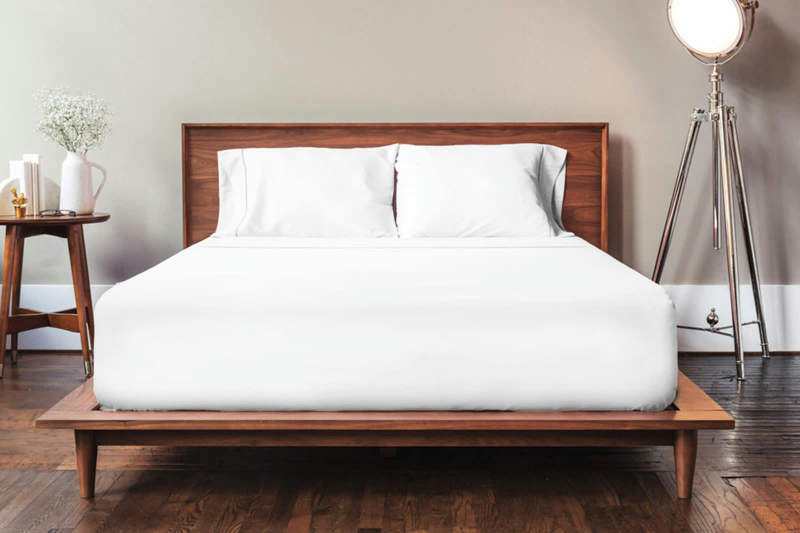 - Parure de lit Microfibre 200 x 200 cm Gris