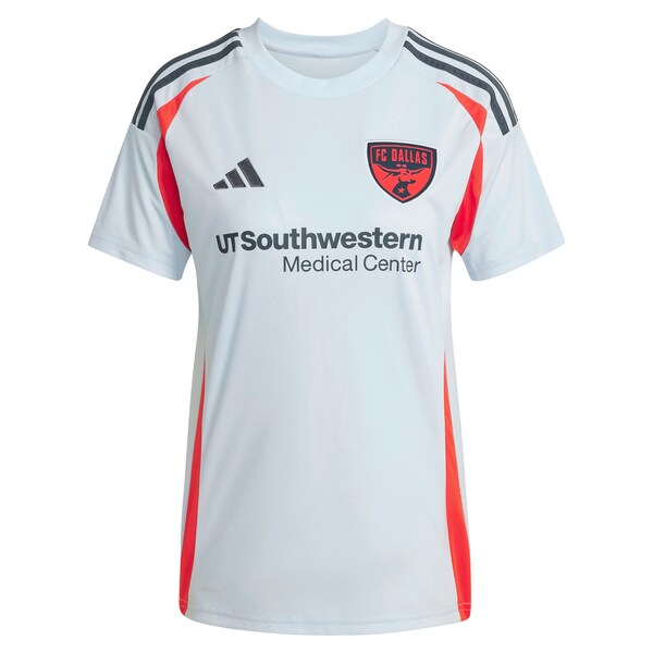 FC Dallas adidas Women's 2025 The Inferno Kit Replica Jersey - Light Blue