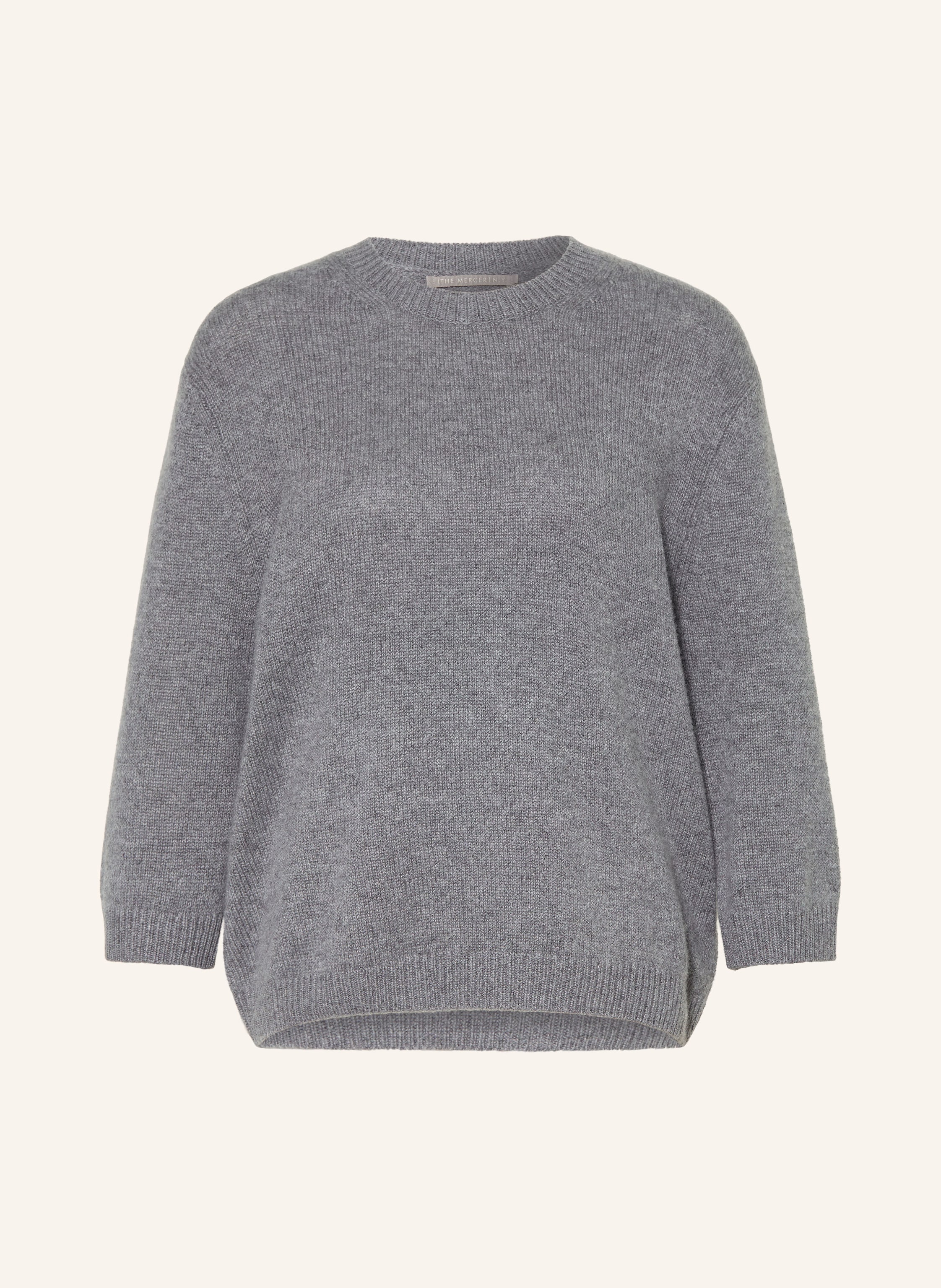(THE MERCER) N.Y. Cashmere-Pullover mit 3/4-Arm
