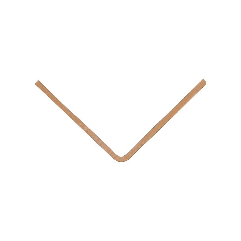 Cornière d'angle en PVC chêne clair 260 x 2 x 2 cm