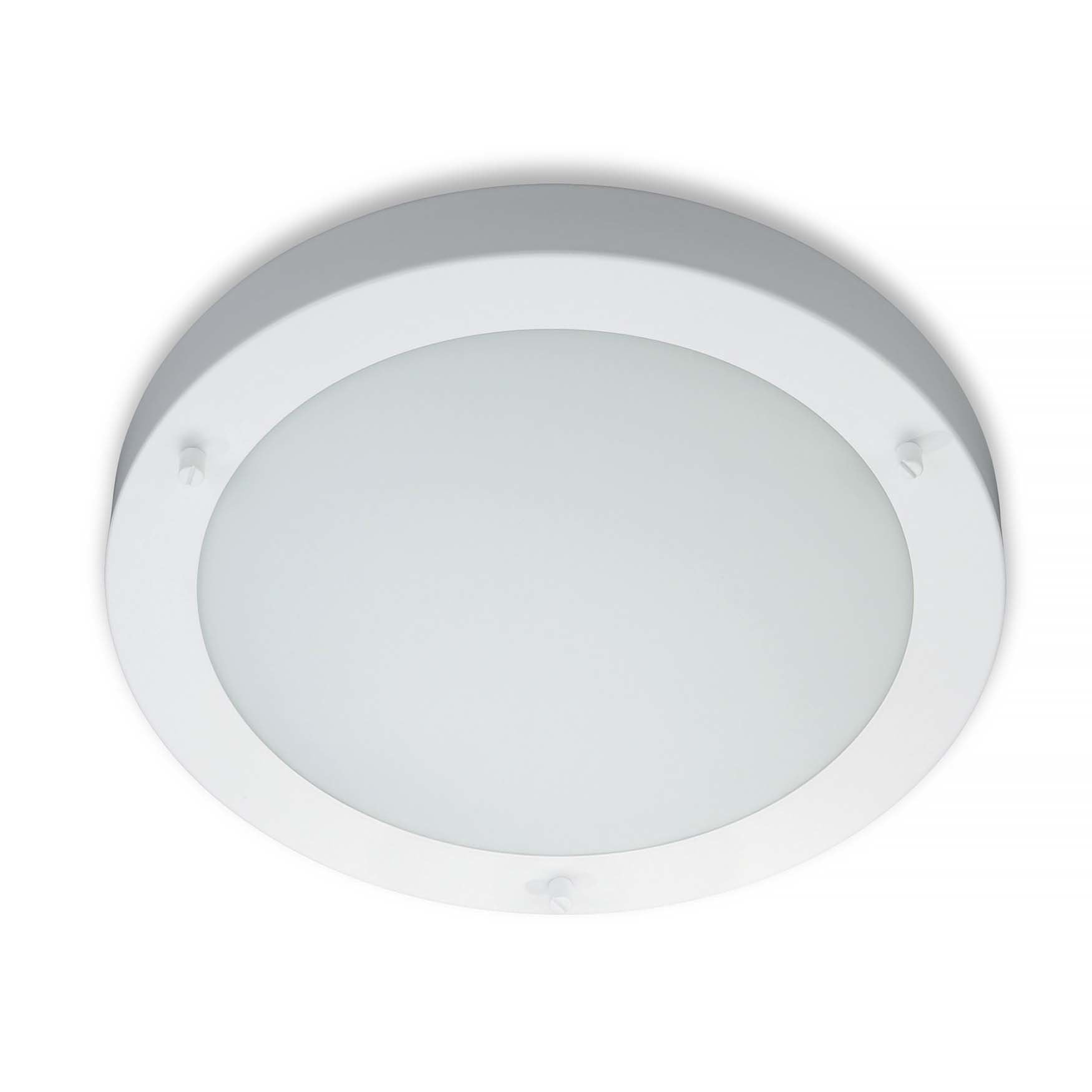 Artdelight plafondlamp Yuca - 1 lichts - 30 x 9  cm - wit