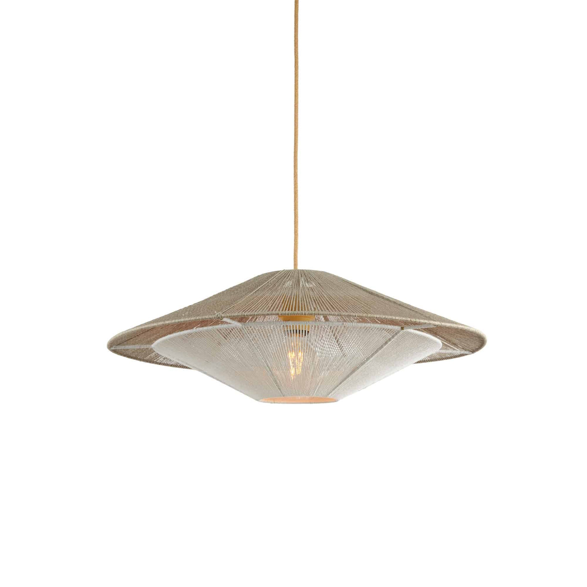 GOOD&MOJO hanglamp Lumbini - grijs - Ø60cm