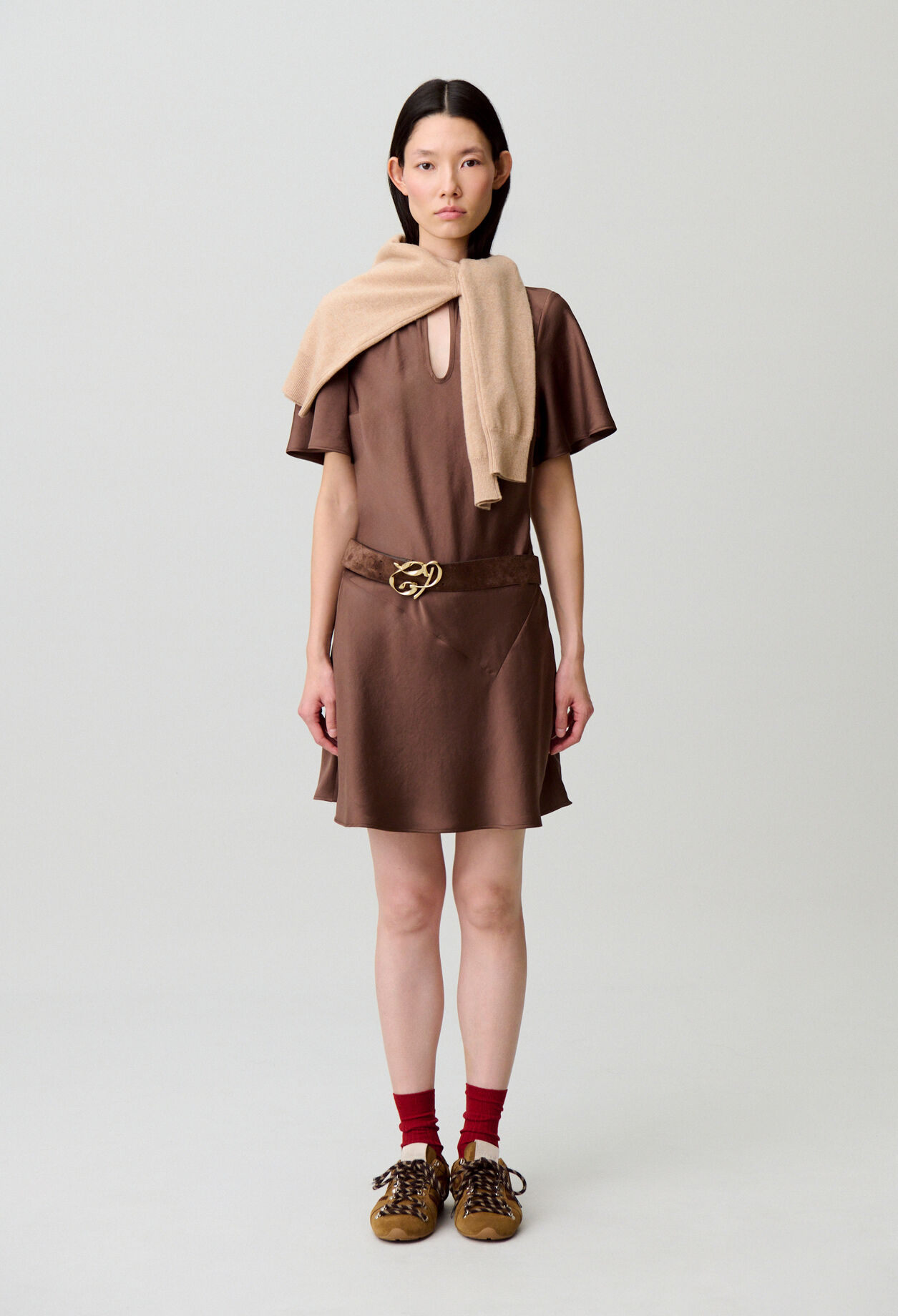 Robe courte fluide