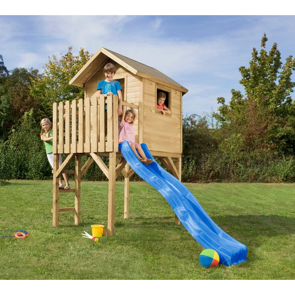 Spielhaus »Jörg«, BxHxT: 145 x 285 x 190 cm, Holz, natur