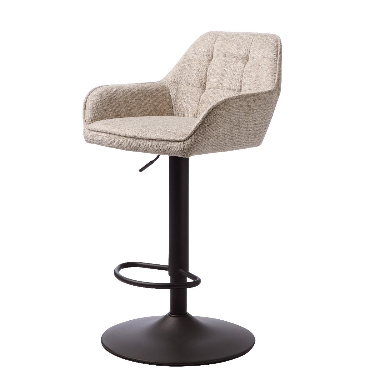 Nordic Home - Lanny barstoel geblokt - zand