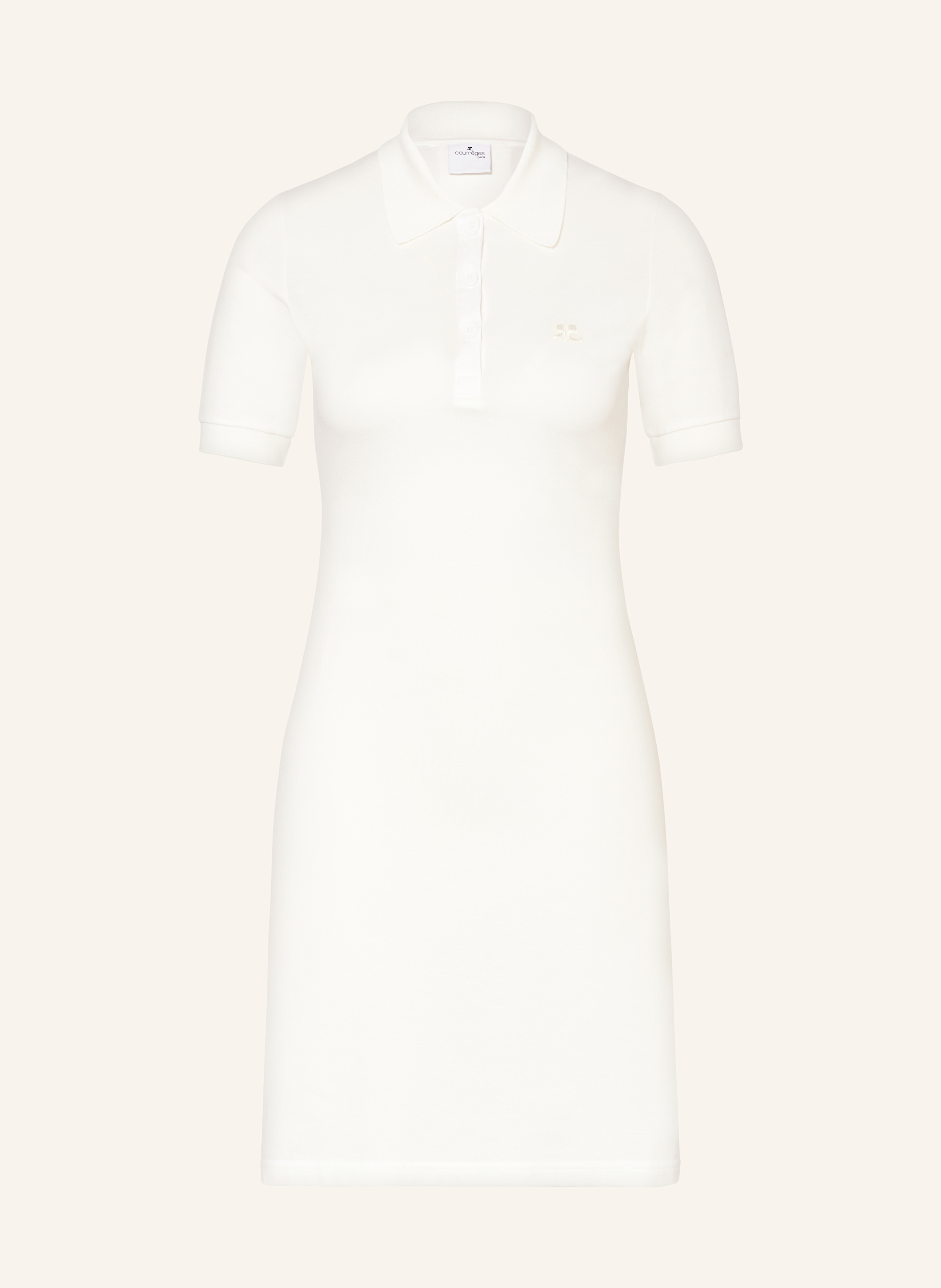 Courrèges Piqué-Polokleid