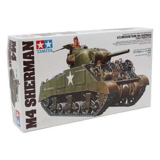 Tamiya U.S. Medium Tank M4 Sherman Model Kit