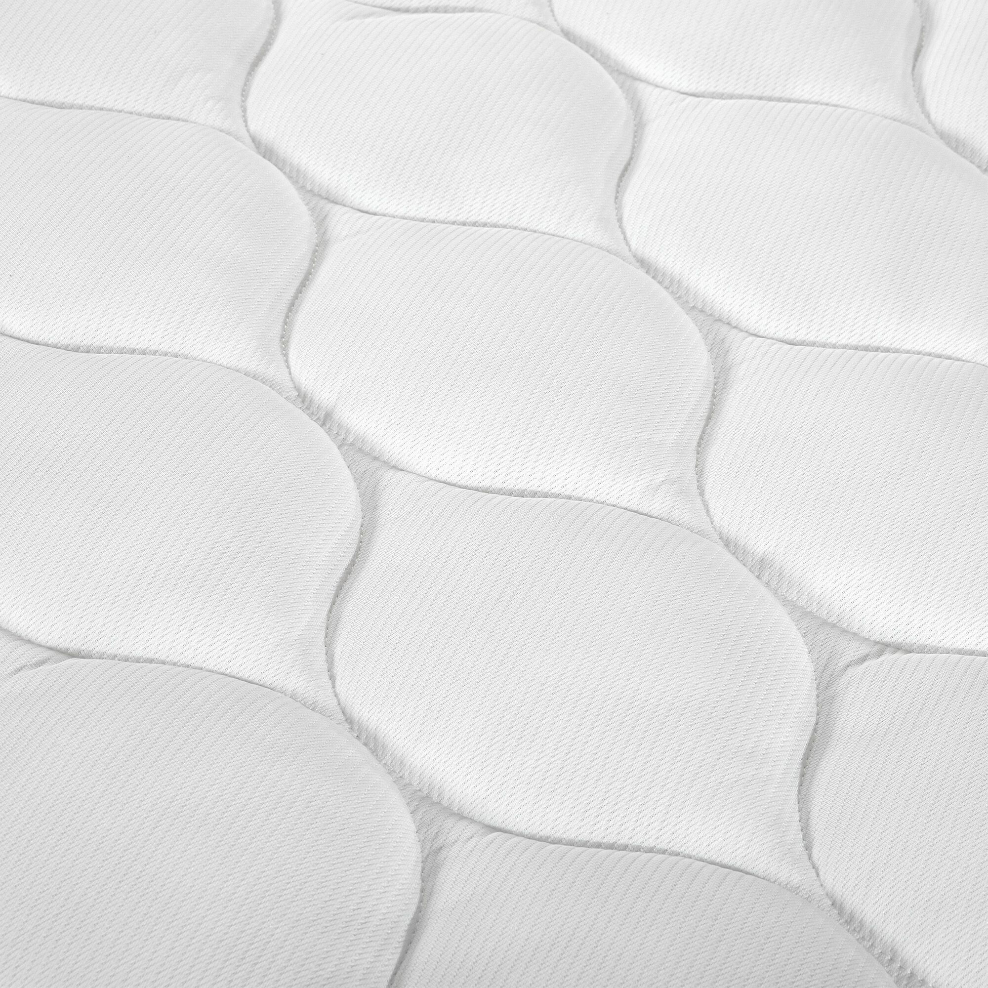 MADIE - Matelas alinea en mousse accueil équilibré 15cm 90x200cm - blanc