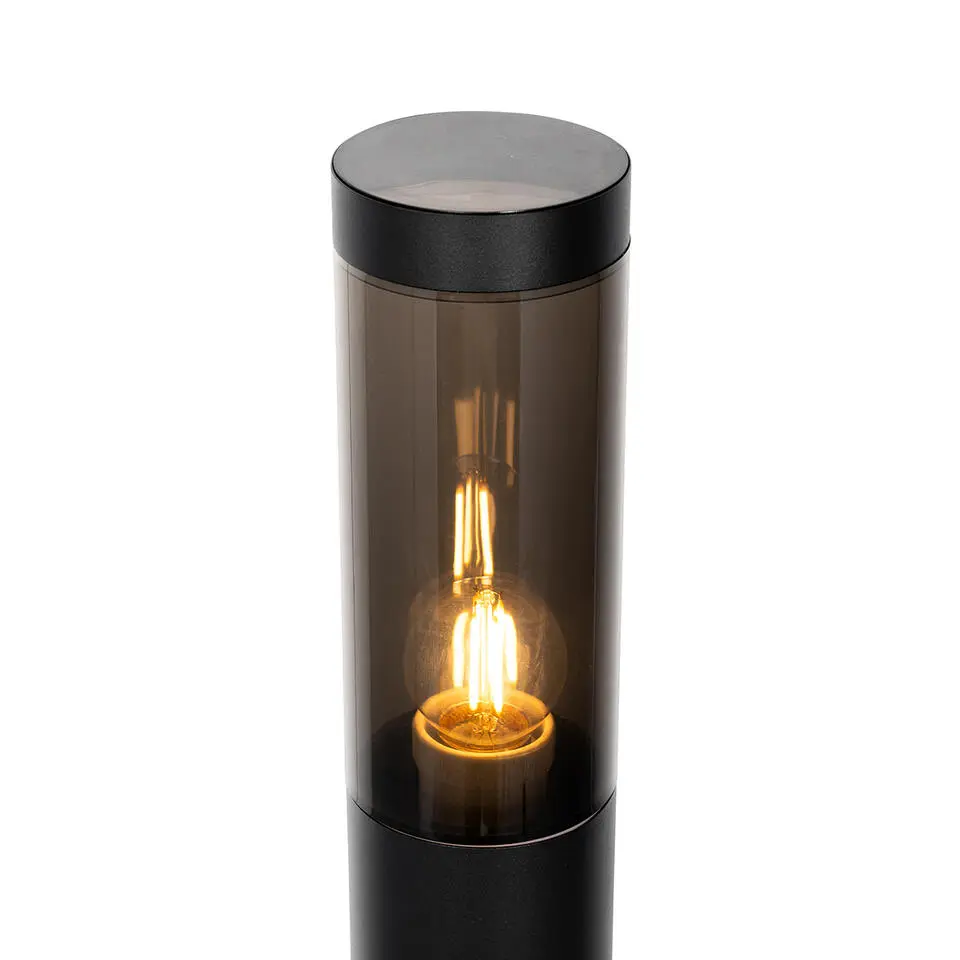 Qazqa sokkellamp rox zwart e27