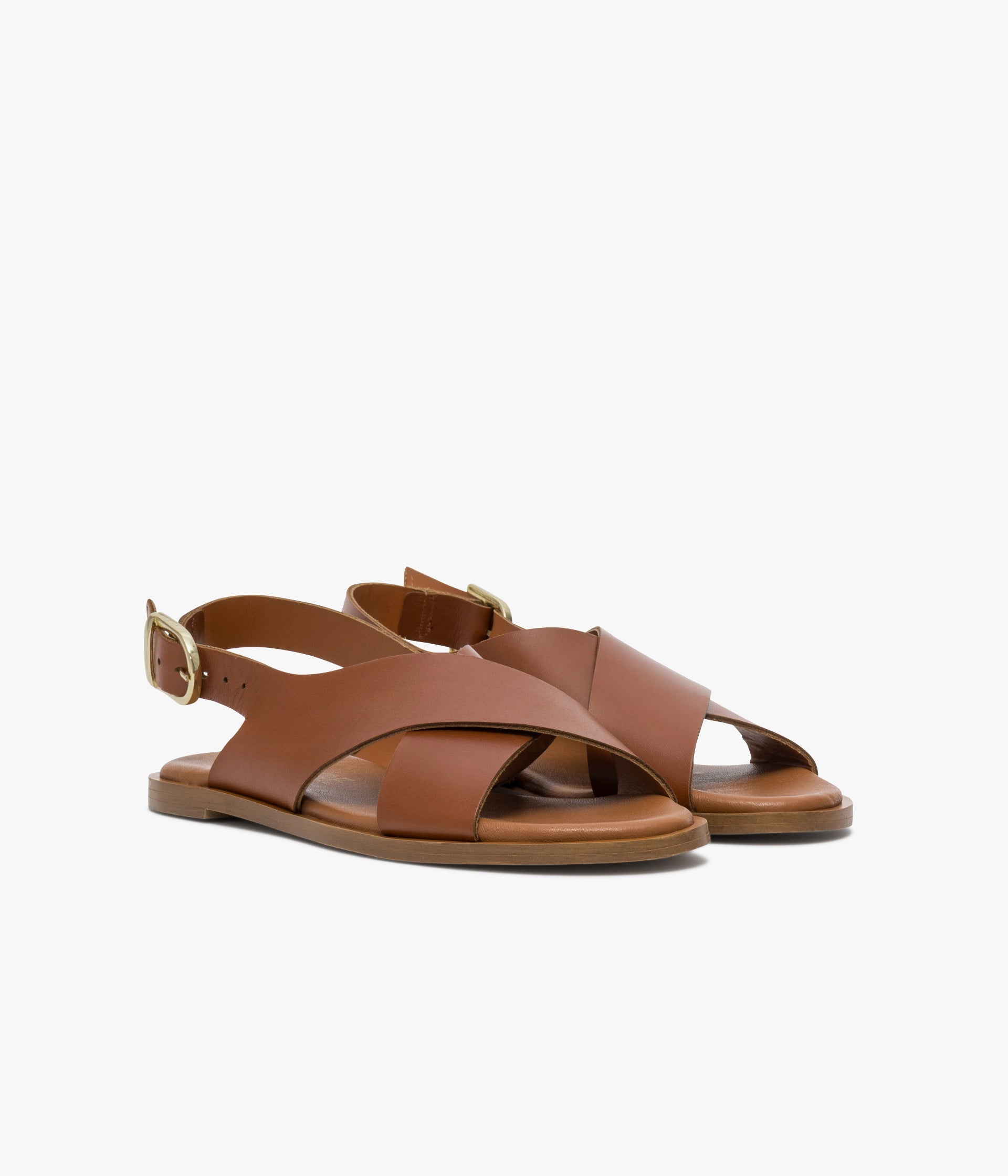 Sandale Gisèle cognac