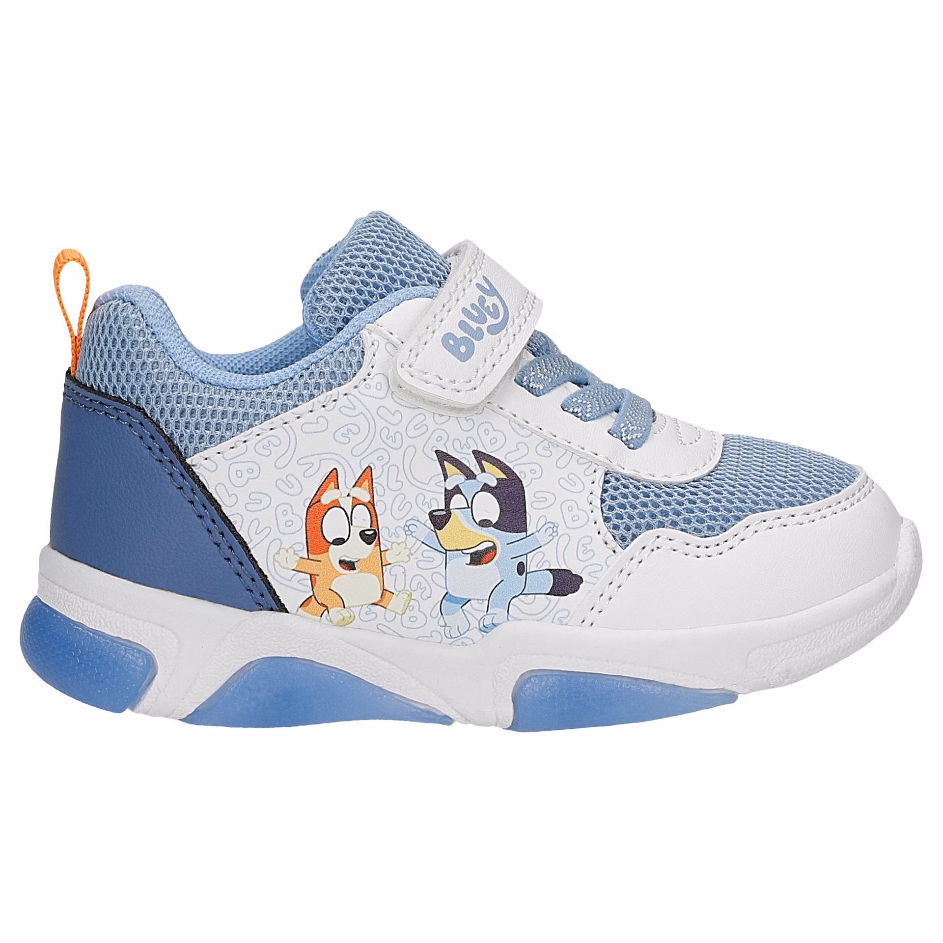 Biało-niebieskie sneakersy dziecięce Bluey ze świecącą podeszwą BARTEK 87041-46