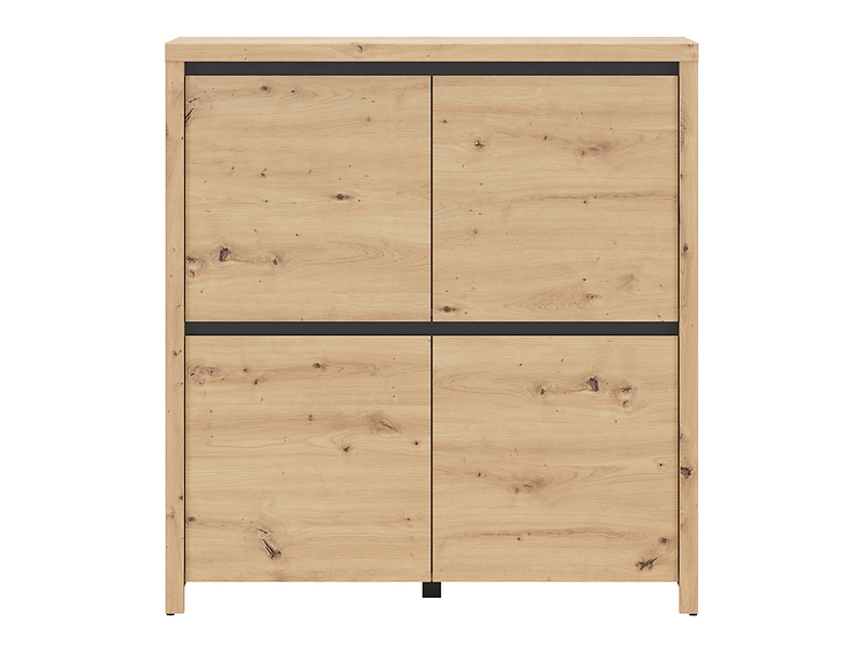 Szafka Larios 105 cm czterodrzwiowa dąb artisan