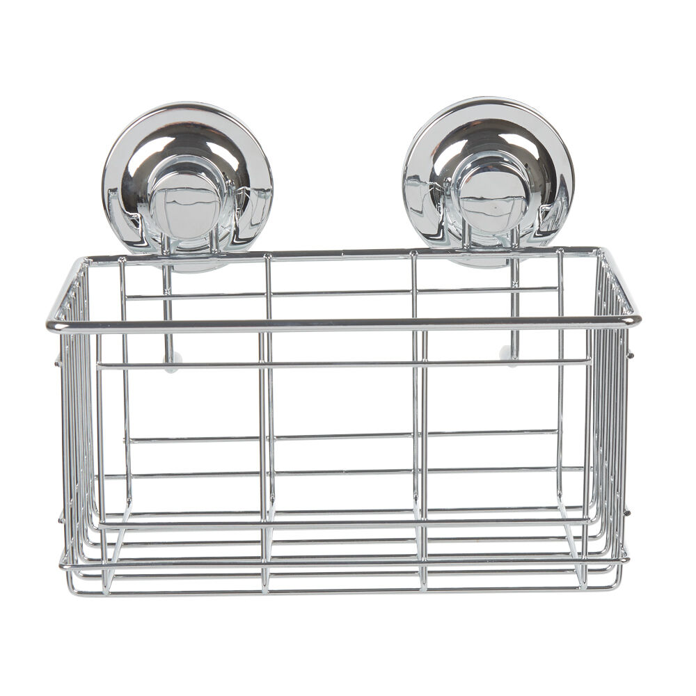 Panier de douche à ventouse inox