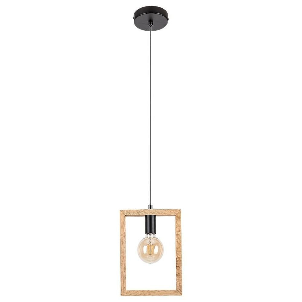 Lampa wisząca czarny buk Indigo 1xE27x40W wym: 130x22x30 cm Rabalux