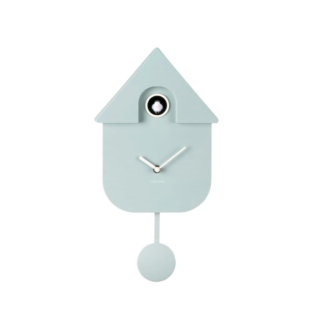 MODERN CUCKOO - Horloge à pendule bleu pastel