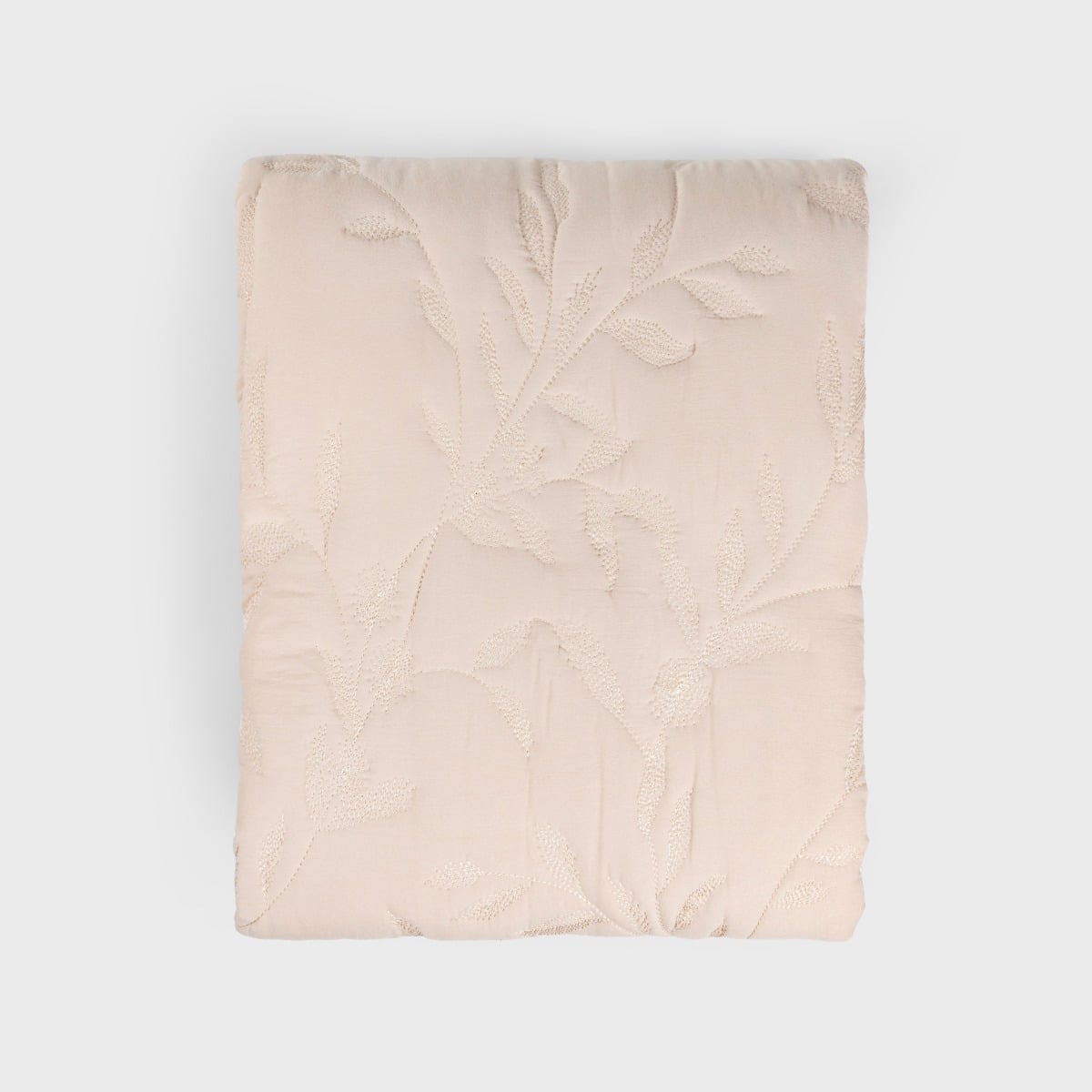 Narzuta LIMENA żakardowa mikrofibra beżowa 200x220 cm