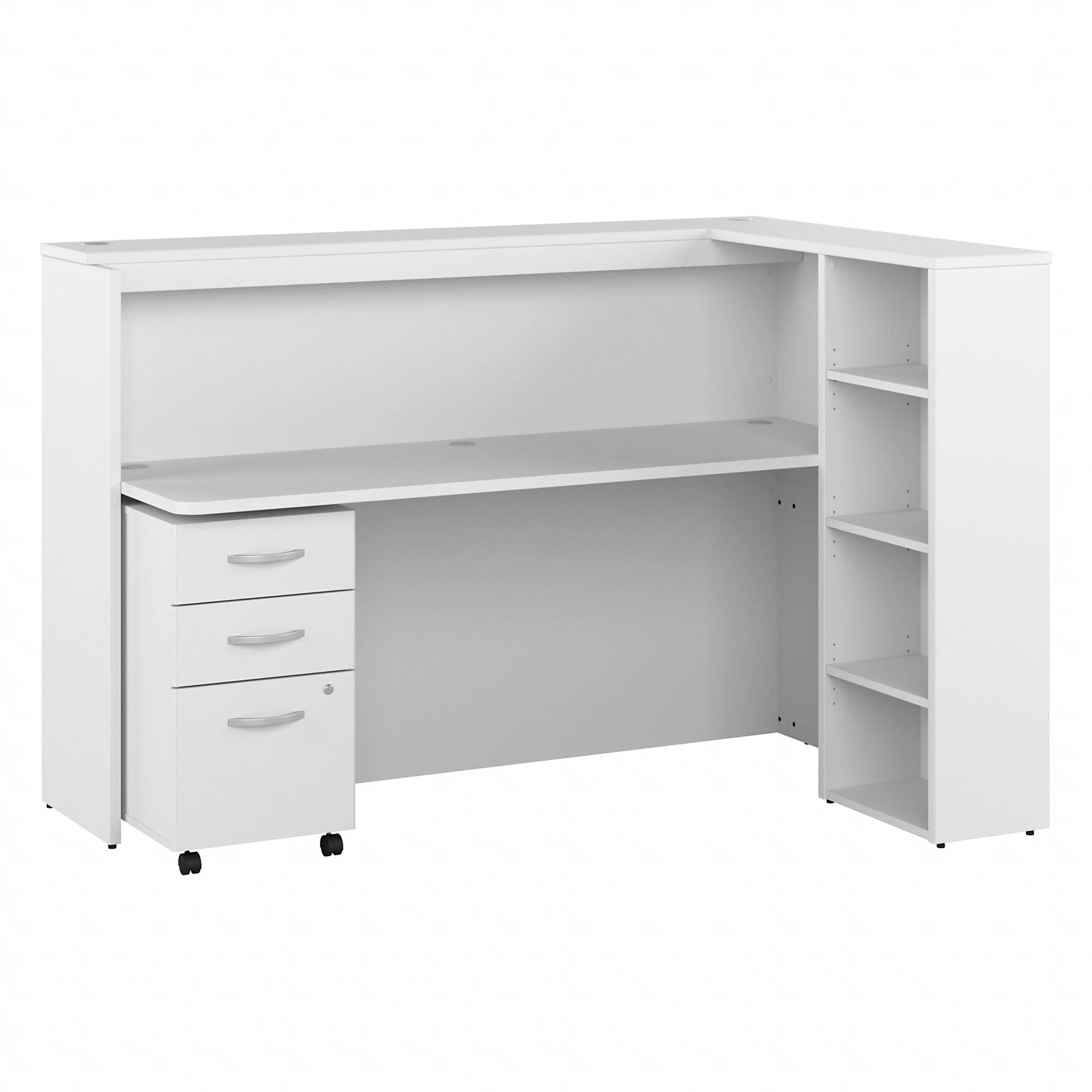 Studio C 72W Cubicle Desk with Drawers by Bush Business Furniture