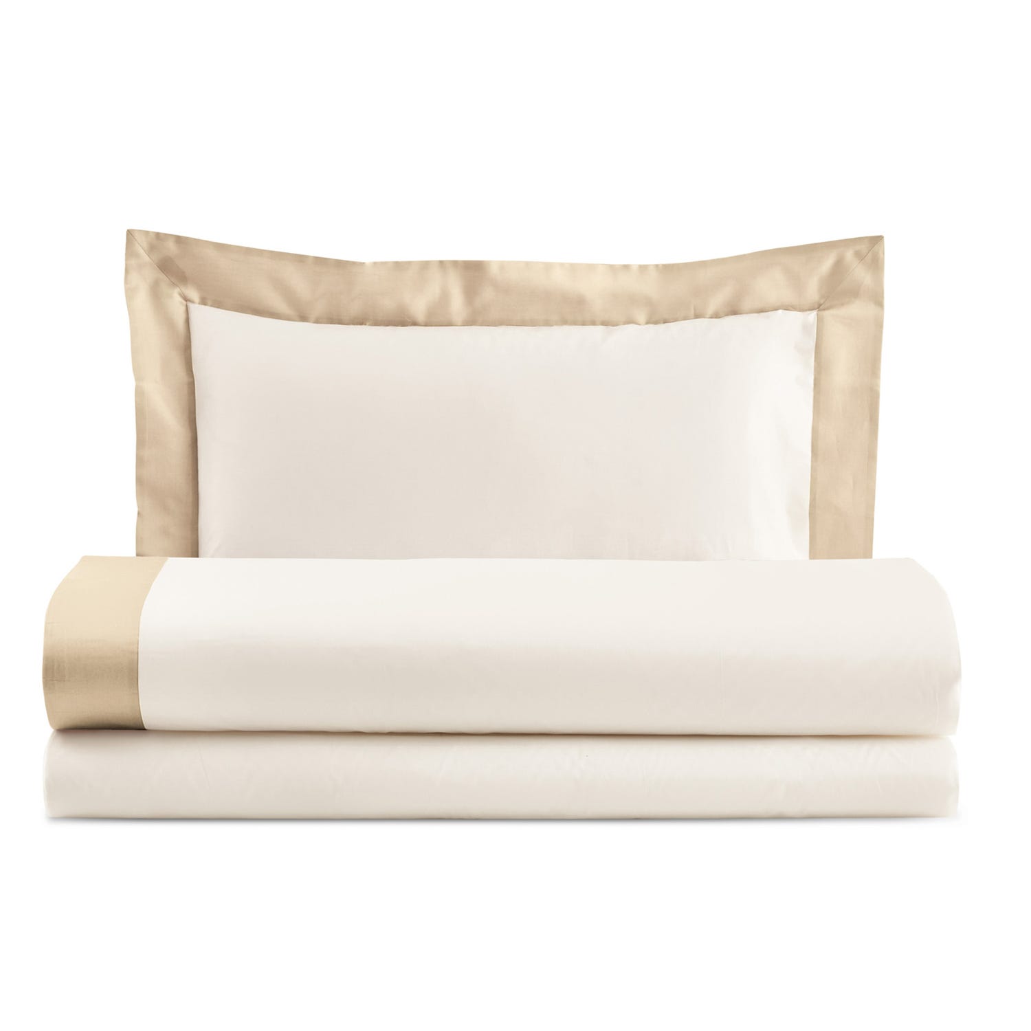 Completo letto una piazza e mezza Sharon beige Biancoperla