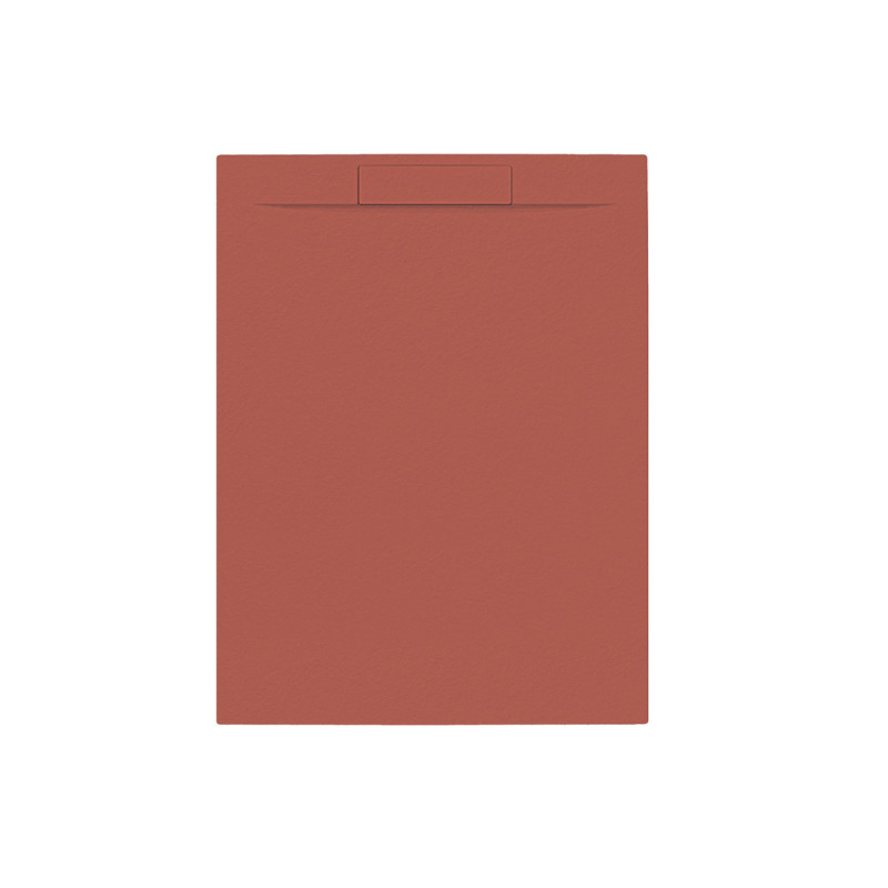 Receveur de douche Luna terracotta rectangle 90 x 120 cm ALLIBERT