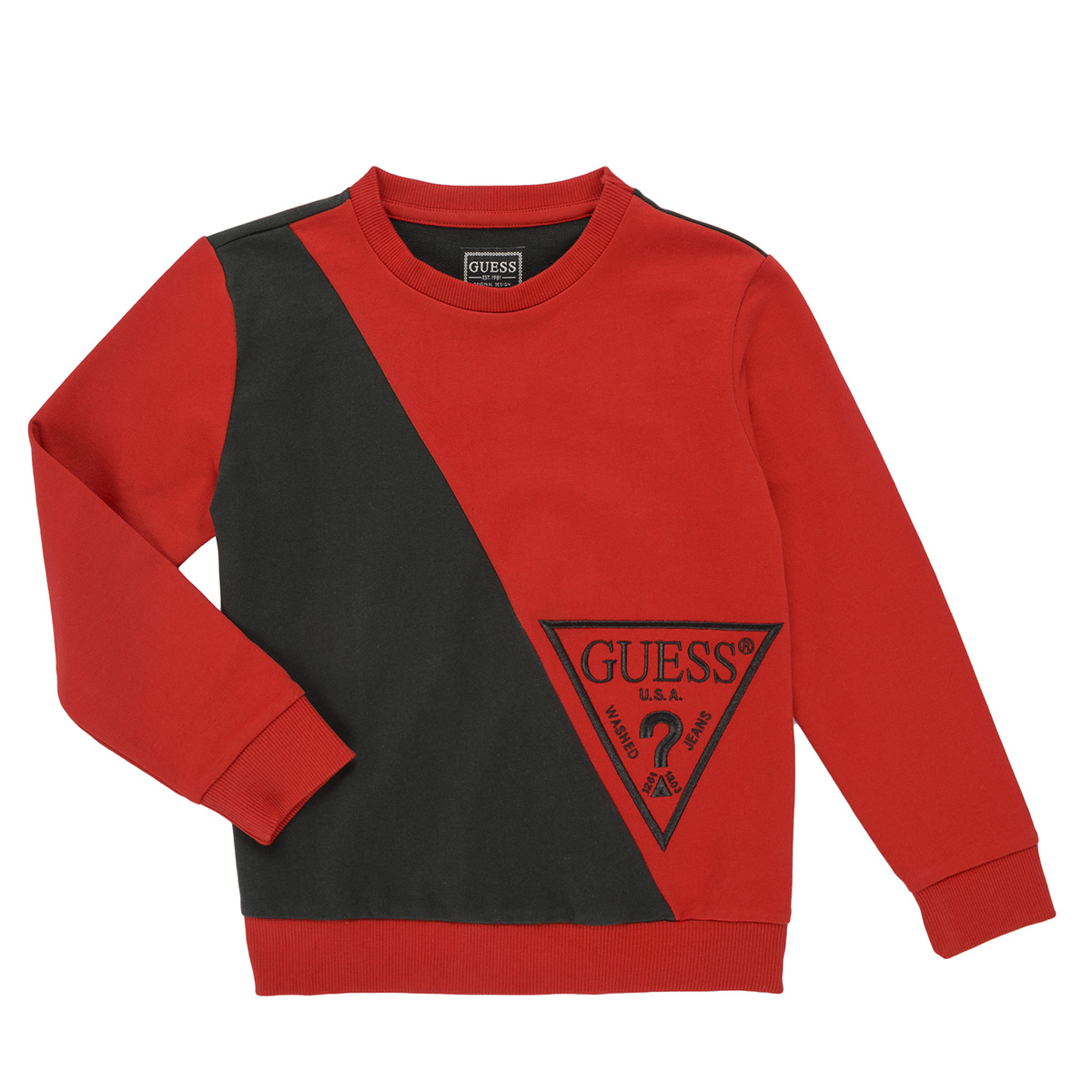 Guess - LS ACTIVE - Black / Red