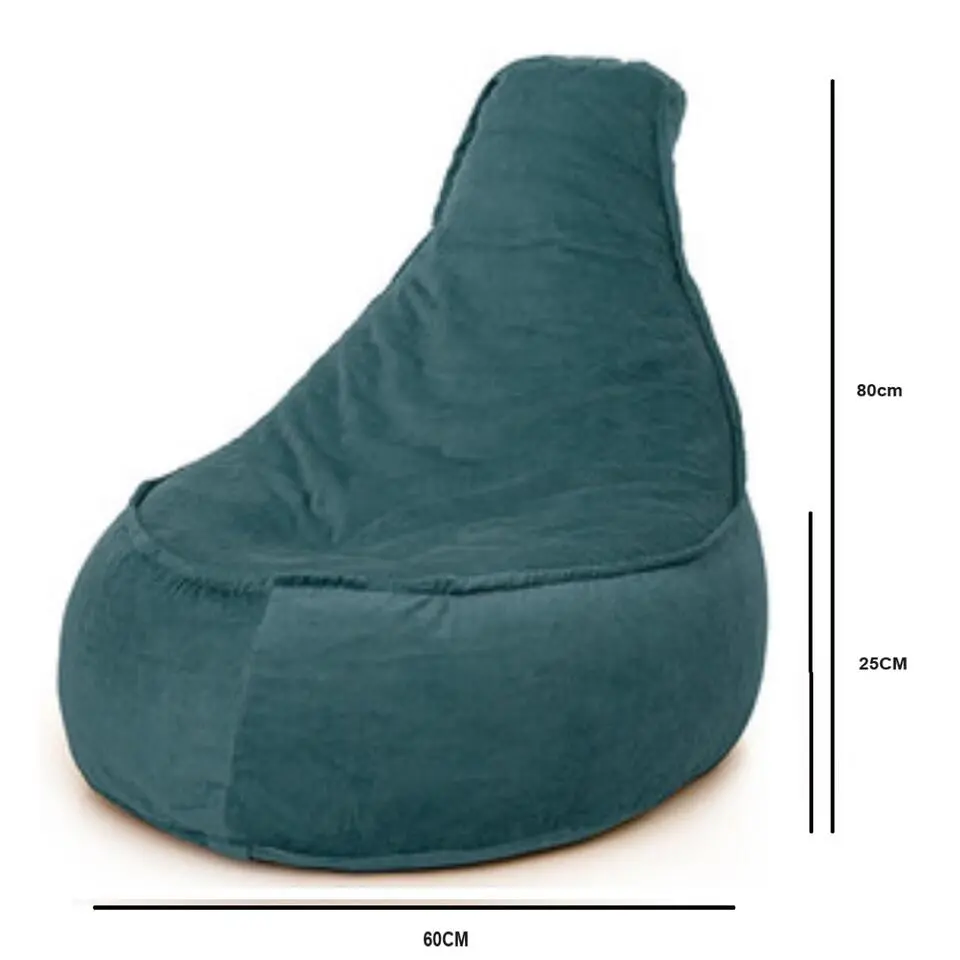 Bobbel Home Zitzak Stoelvorm Ribstof Junior 100x150