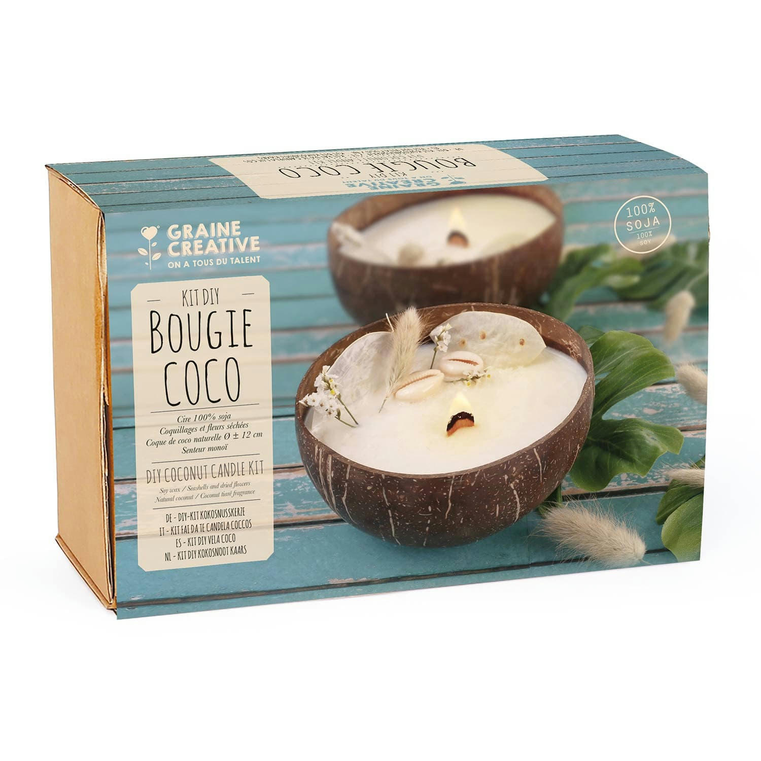 - Bougie noix de coco à faire soi-même