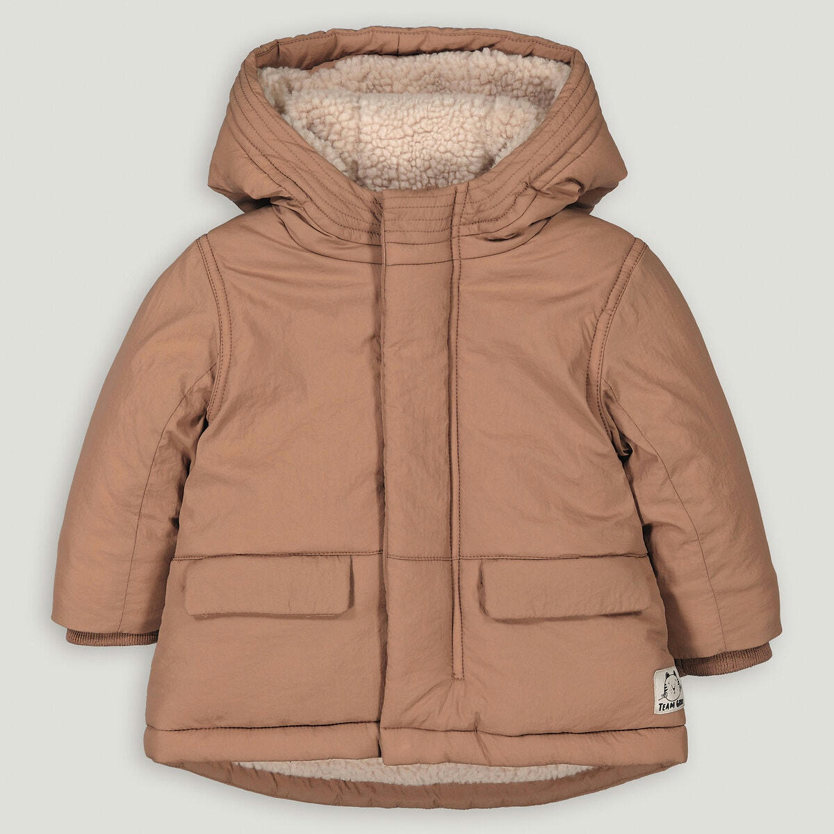 Parka doublée maille peluche
