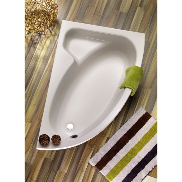 Badewanne »Salinas A«, BxHxL: 97 x 39,5 x 150 cm, viertelkreis
