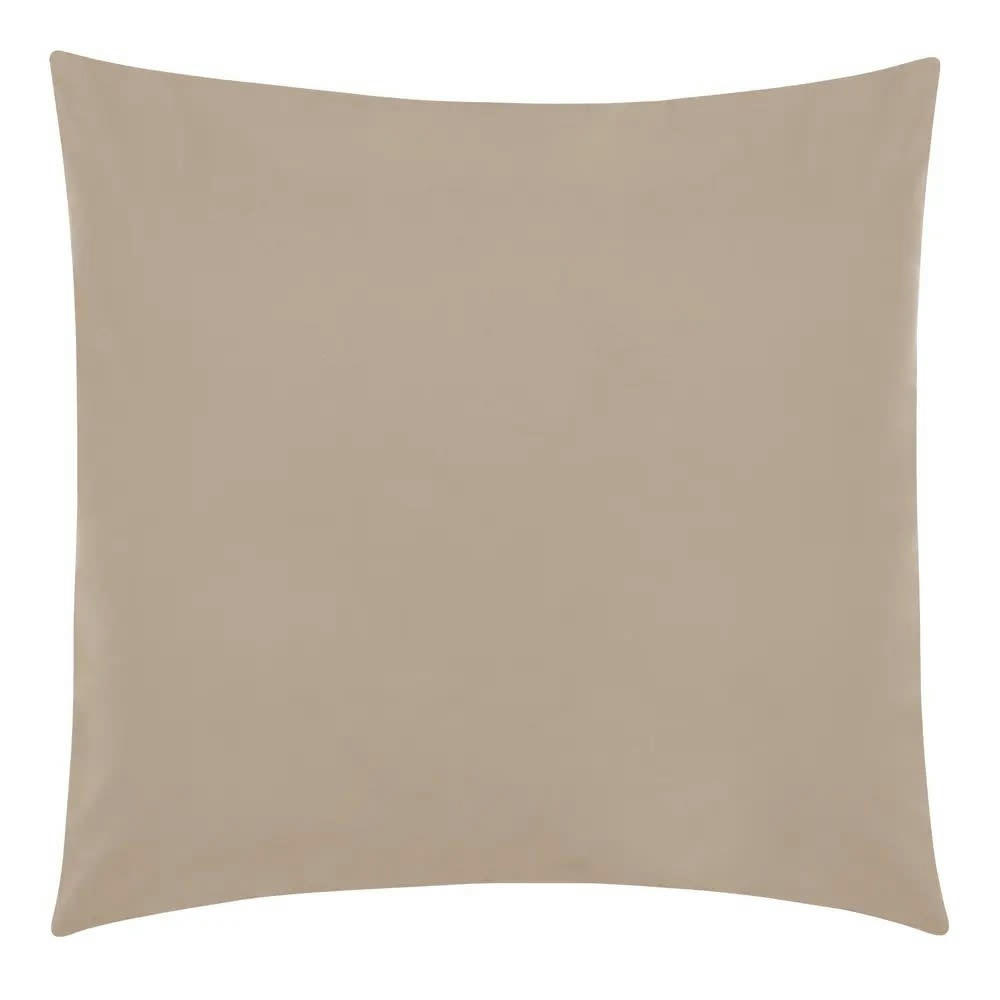 RHEA - Taie d'oreiller en coton bio Beige 65 x 65 cm