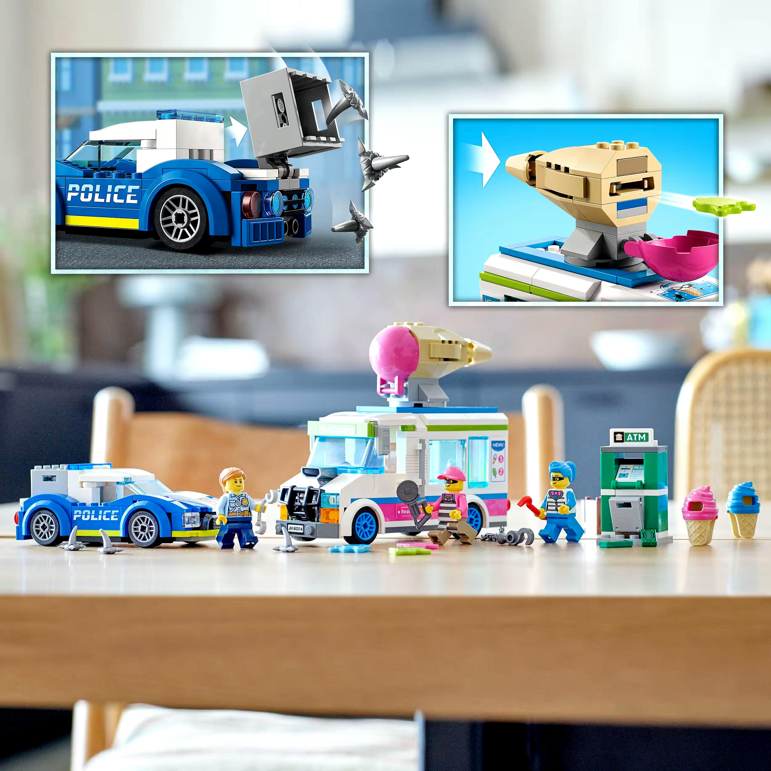 LEGO® City Ice Cream Truck Police Chase - 60314, Age 7+
