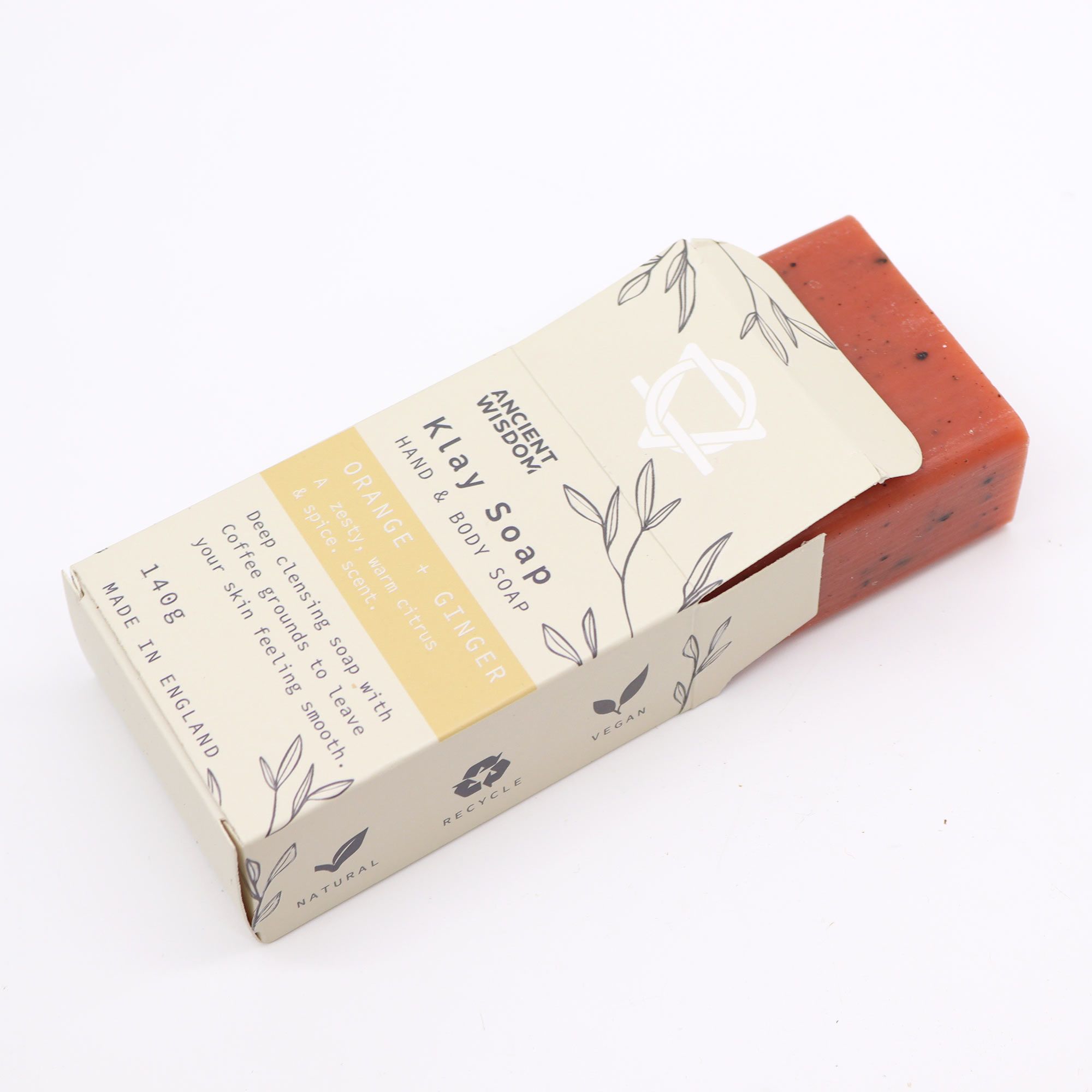 KDMD Klay Soap - Orange and Ginger