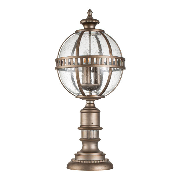 Lampa ogrodowa oksydowany brąz Halleron wys:69,6 cm 3xE14x40W IP44 Kichler