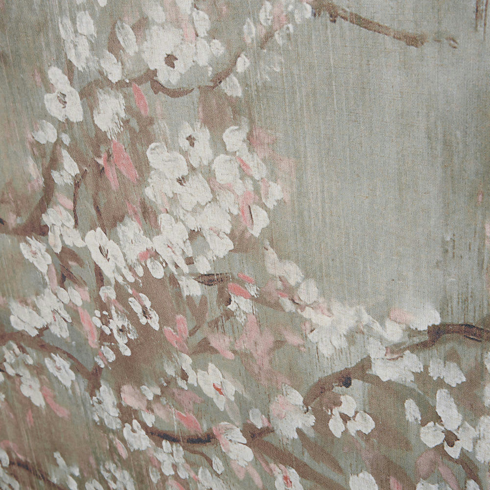 NORA - Toile en lin imprimé floral 152x122