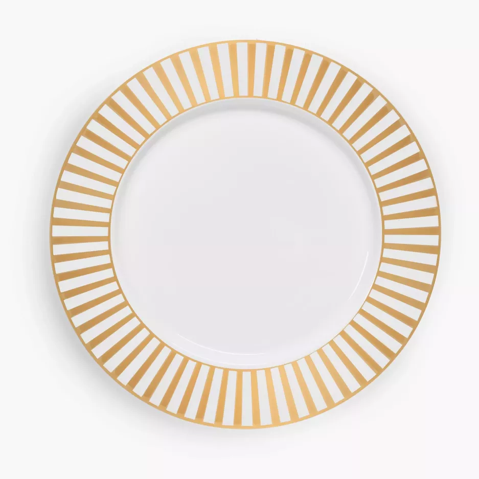 Talerz śniadaniowy DUKA GOLD 20 cm porcelanowy
