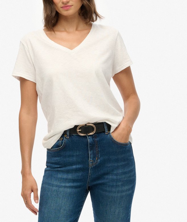 Organic Cotton High Rise Flare Jeans