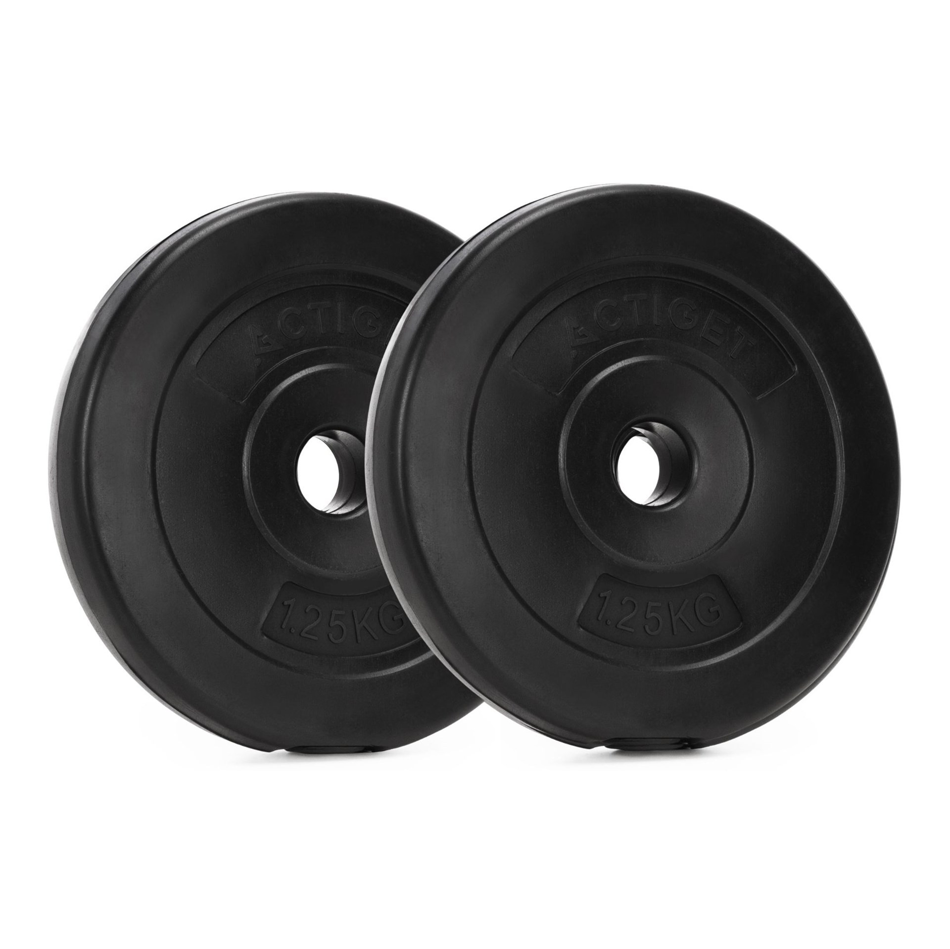 Obciążenie do sztangi 1,25 kg 2 szt. Actiget talerze bitumiczne 31 mm