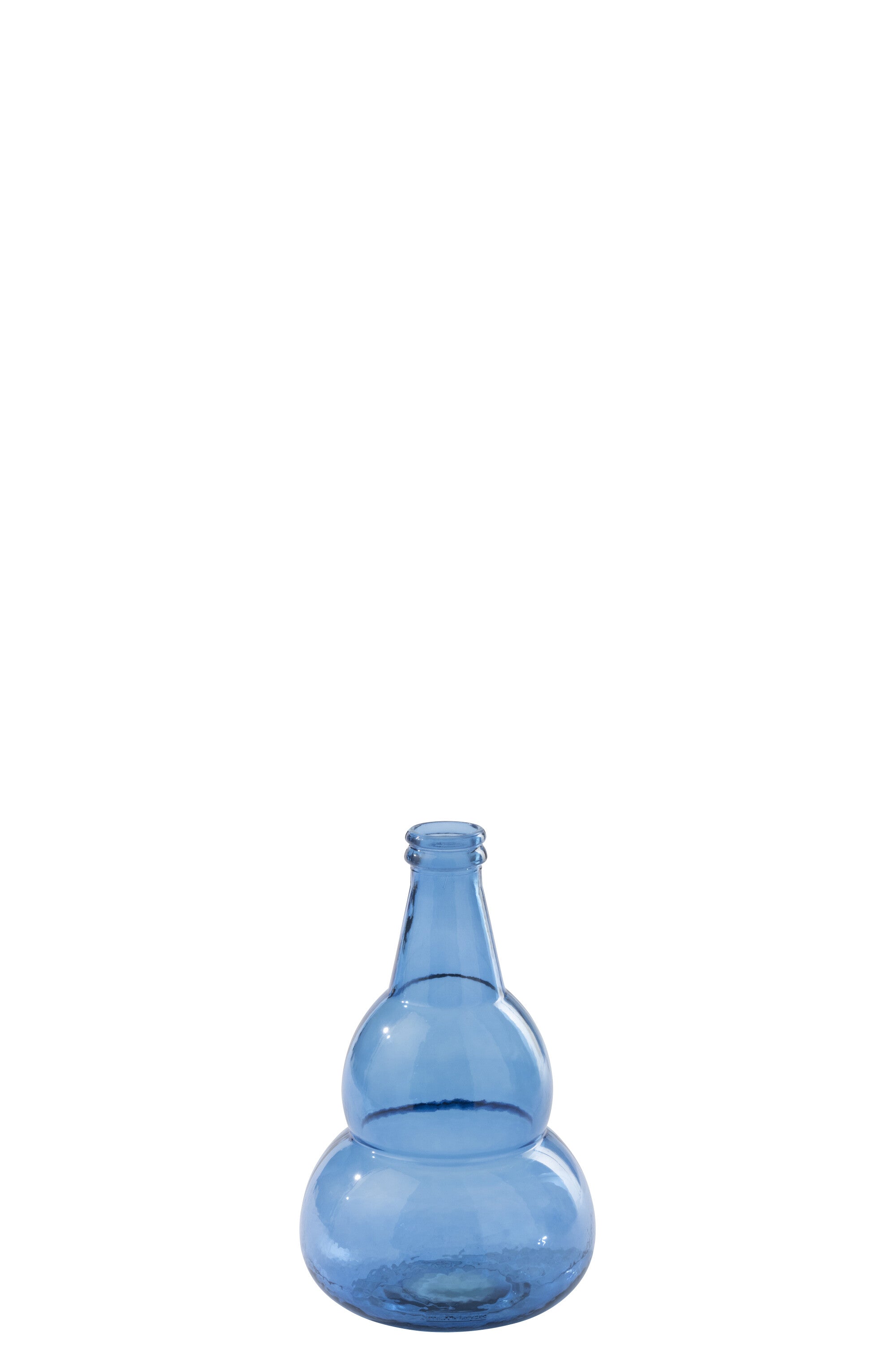 J-Line vaas - glas - blauw