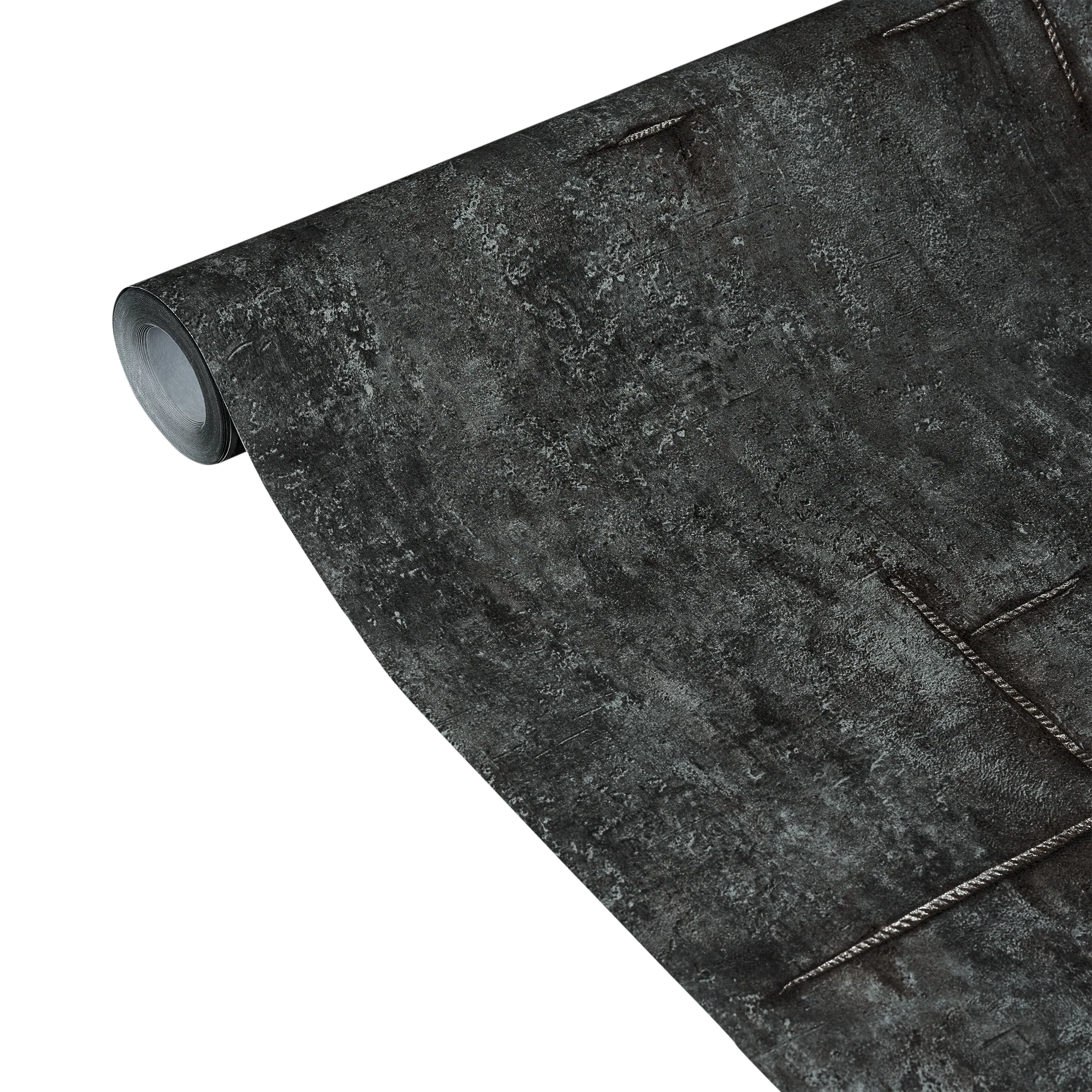 CosmoLiving Papier peint intissé GRAPHITE GROOVE gris anthracite