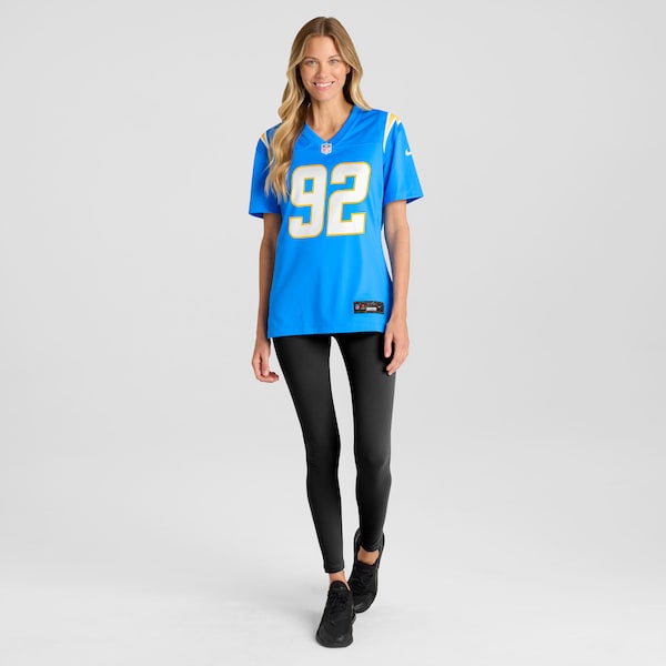 Justin Eboigbe Los Angeles Chargers Nike Women's  Game Jersey -  Powder Blue