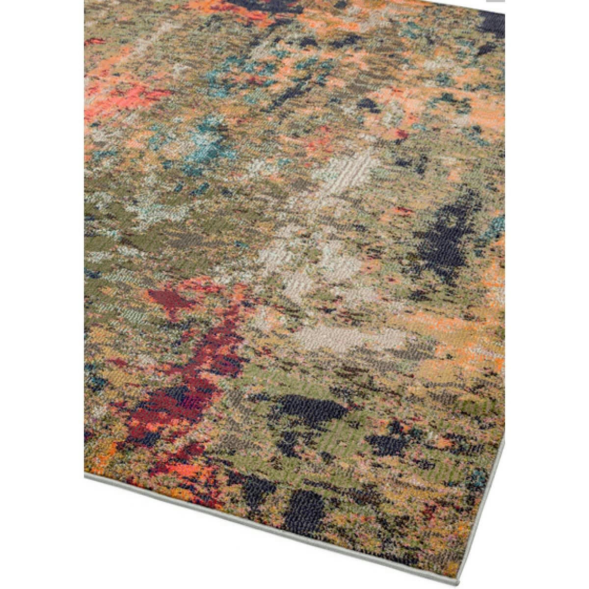 GARDENIA - Tapis de salon tissé plat en Polypropylène Multicolore 120x170 cm