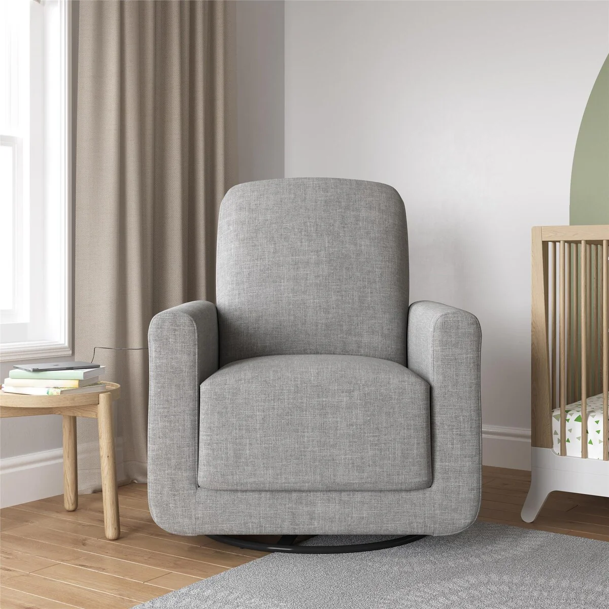 Baby Relax Step Swivel Nursery Chair with USB Charger