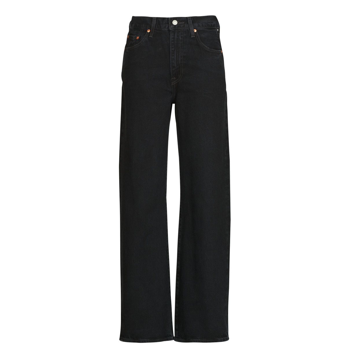 Levi's - RIBCAGE WIDE LEG H223 - Black