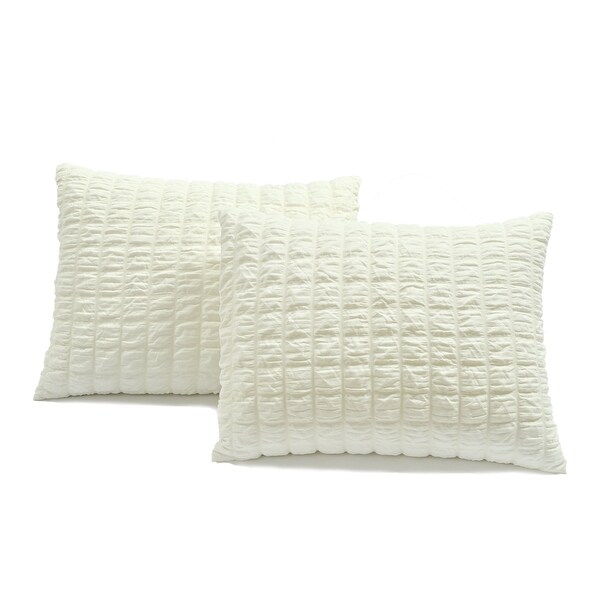 Lush Decor Crinkle Textured Dobby Comforter Set
