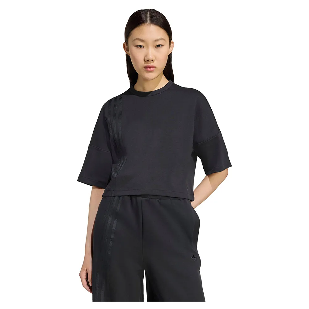 adidas Originals Off Placed 3 Stripes short sleeve T-shirt